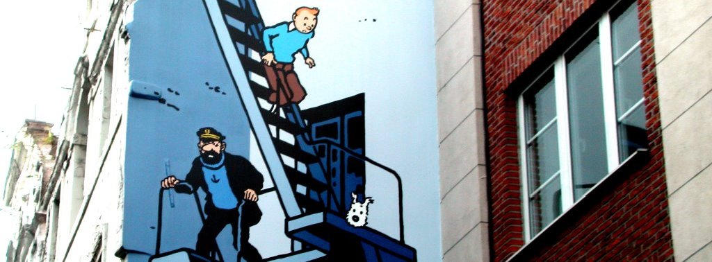 Tintin de Herge - Parcours BD BRUXELLES - 2005